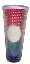 Starbucks Rainbow Studded Venti 24 oz Cold Cup Tumbler Summer 2020 Pride - NEW picture