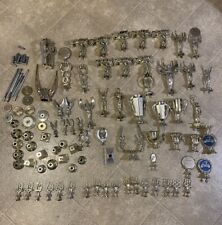 RARE HUGE Vintage LOT OF Trophy Parts-toppers & More Cars,lady’s , Eagles …..￼ picture