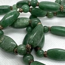 Vintage Natural  Aventurine Bead Necklace picture