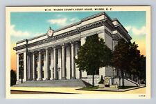 Wilson NC-North Carolina, Wilson County Court House, Antique Vintage Postcard picture