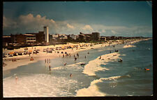 Vintage 1977 Myrtle Beach SC Coastline Tropical Court Motel Sunbathers picture