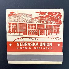 Vintage 1960’s Unused Nebraska Union At The Cornhusker Campus Matchbook picture