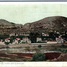 Pre-1907 Malaga, Spain El valle del Limonar Lemon Valley UDB Postcard Aerial A77 picture