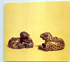 Postcard - Pair of parcel-gilt bronze leopards, The Chinese Exhibition picture