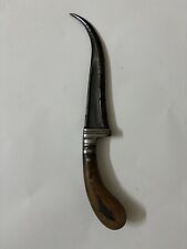 1911 Antique Vintage Rosewood Dagger Tulwar Damascus Old Rare Collectible picture