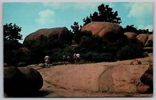 Graniteville Missouri Mo Elephant Rocks Hwy 21 Del Mar Adv Wob Unp Postcard picture