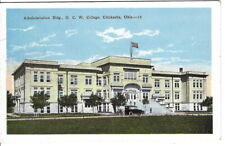 CP-344 OK Chickasha Administration Building O.C.W. College White Bdr Postcard picture