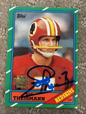 2001 Topps Archives Joe Theismann signed autographed card #95 Redskins picture