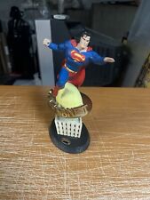 DC Super Heroes Vtg 1996 Collection Modern Era In A Single Bound Superman Statue picture