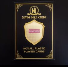 Supreme Gold Metal Playing Cards picture
