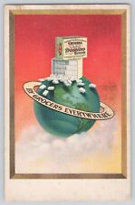 Postcard Advertising Crystal Domino Sugar Globe Vintage Antique 1910 picture