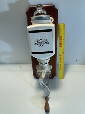 Dutch PeDe Wall Coffee Mill Vintage Grinder Retro Koffie with glass top NICE picture