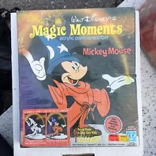 Sealed Hasbro MICKEY MOUSE Oil Paint By Numbers Disney Magical Moments 60’s/70’s picture