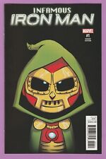 Infamous Iron Man 1 Skottie Young variant 1st appearance A.I. Tony Stark Doom picture