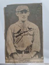 1922 Johnny Stuart Cardinals Rookie Ohio State Portrait Panel - Vintage Baseball picture