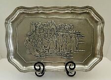 Vintage WILTON COLUMBIA PA PEWTER Serving TRAY Made in USA Excellent condition picture