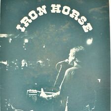 Vintage 1980s Iron Horse Pub Restaurant Menu Live Music Seven Nights picture