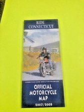 NEW - Ride Connecticut  2007-09 Official Motorcycle MAP- from Connecticut DOT picture