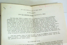 Paul Tillich 1948 Article How Much Truth Is There In Karl Marx Vtg Mimeo Pages picture