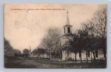 Commercial Street Church SHELDON Missouri Antique Vernon County Postcard 1910 picture