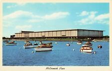 McCormick Place - Boats on Lake Michigan - Chicago Illinois IL - Postcard picture