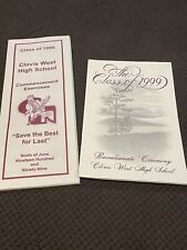 1999 Clovis West High School Commencement & Baccalaureate Programs Golden Eagles picture