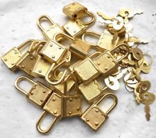 (20) small  MINI  padlocks  With 40 key   ALL  locks same keys Art, Craft... picture
