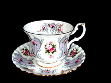 Royal Albert Bone China Love Story Series JENNIFER Tea Cup & Saucer England Mint picture