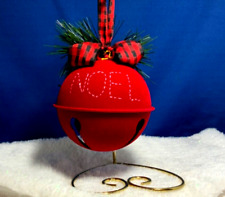 Christmas Jingle Bell Ornament Felt Finish Noel picture