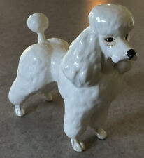 JOHN BESWICK :: 6”x 6” STANDING WHITE POODLE FIGURINE #2339 GTongue ENGLAND picture
