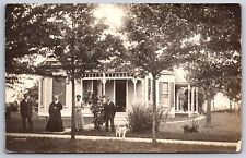 RPPC Small Home w/2 Fancy Porches~Bay Window~Family Enjoys Jack Russell Terrier picture