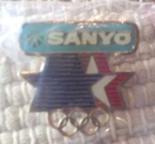 Sanyo 1984 Los Angeles Olympics lapel pin badge picture