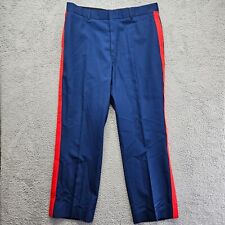 DSCP by Bremen-Bowdon Service Trousers Pants Poly/Wool Blue Red Mens Size 42L picture