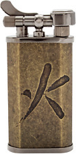 ORIGINAL KIRIBI TAKARA JAPAN MADE PIPE LIGHTER / BRASS ** NEW in BOX ** picture