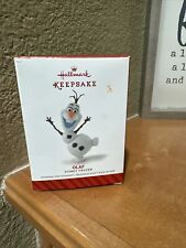 Hallmark Keepsake Christmas Tree Ornament Disney Frozen Olaf Snowman  2014 picture