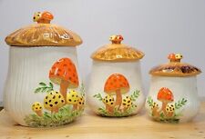 Vintage 70’s Arnels 85”x8.5” Mushroom Canister Ceramic 1970s (Large one only) picture