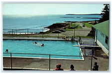 c1950's Swimming Pool The Ovens Natural Park Nova Scotia Canada Postcard picture