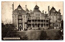 HAUNTED Crescent Hotel Eureka Springs Arkansas Postcard c.1910 FOXING & BENT picture