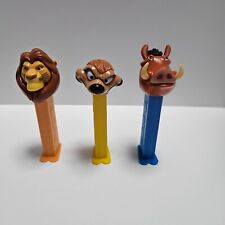 The Lion King Retired Pez Dispensers: Mufasa, Timon & Pumba * Hard To Find * picture