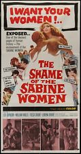 The Shame of the Sabine Women ORIGINAL 1962  3-SHEET MOVIE POSTER 41 x 81 picture