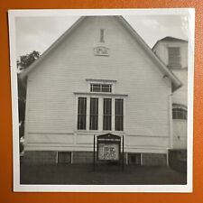VINTAGE PHOTO Meriden, Iowa Evangelical Free Church Original Snapshot 1950s picture