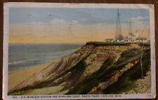 Postcard PM 1929 U.S Wireless Station Highland Light Cape Cod MA Massachusetts picture