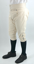 Colonial Period Osnaburg Knee Breeches - F&I War, Revolutionary War - Size 40 picture