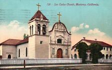 Postcard CA Monterey California San Carlos Church 1913 Vintage PC e7517 picture