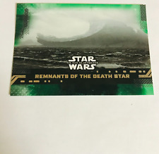 2019 Topps Star Wars The Rise of Skywalker Green Parallel Card #69  Death Star picture
