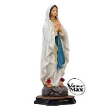 ValuueMax™ Our Lady of Lourdes Statue Finely Detailed Resin 8 Inch Tall Figurine picture