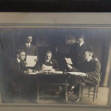 1912 Photo Univ of Penn Group Young Men Class Record Committee Matted Framed picture