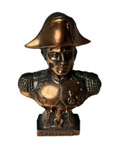 Waterloo Napoleon Brass Statue Collectible American French History Memorabilia picture