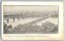 Harrisburg, Pennsylvania - Susquehanna River Fort Washington Vintage Postcard picture