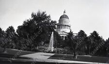 Pc02 Negative 1930 Sacramento State Capitol Building Calif 820a picture